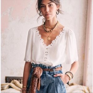 Sezane Blouse Ilonie size 38 excellent condition